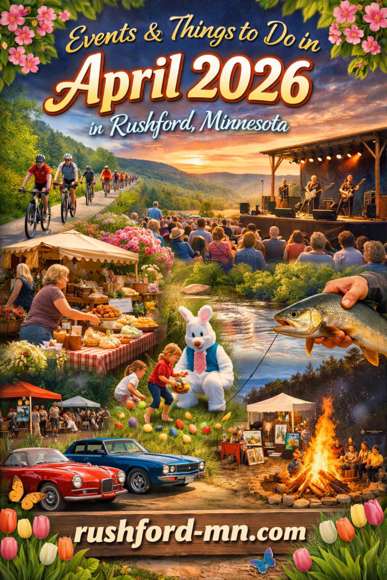 Read more about the article Events and Things to do in April 2026 in Rushford Minnesota