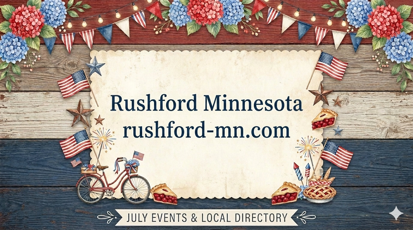 You are currently viewing Events and Things to do in July 2026 in Rushford Minnesota